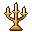 golden candelabra